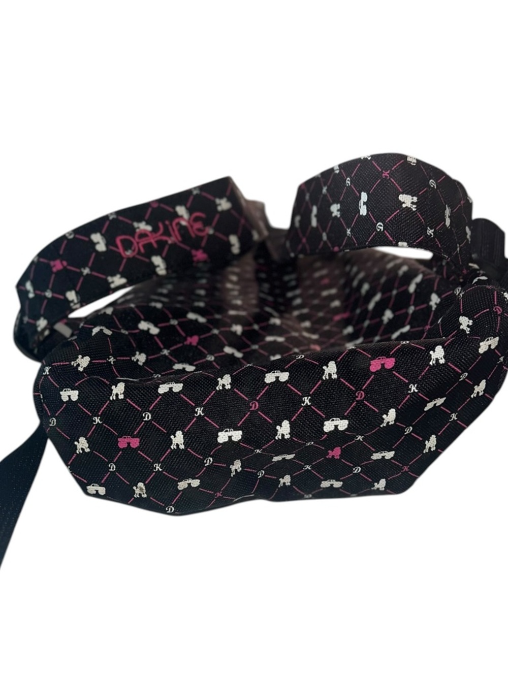 Dakine Mini Backpack Black Pink Monster Truck & Poodle Print | Y2K - Picture 7 of 9